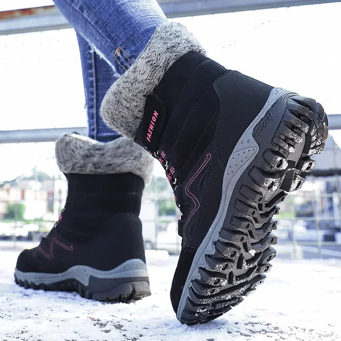 LOTTIE | Stijlvolle Dames Winterlaarzen | Waterdichte Sneeuwlaarzen Warme