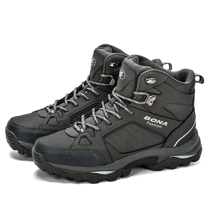 PHILLIP | Winter Suede High Top Boots Heren | Warme Pluche Anti-Slip Snow Boots