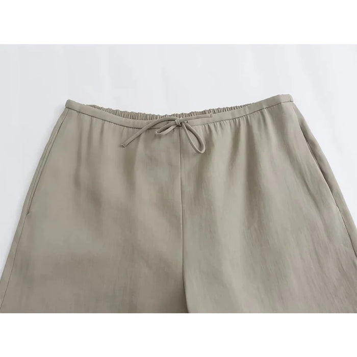 BELLA | Casual Dames Herfst Set - Jas en Rechte Broek met Elastische Taille voor Comfortabele Stijl