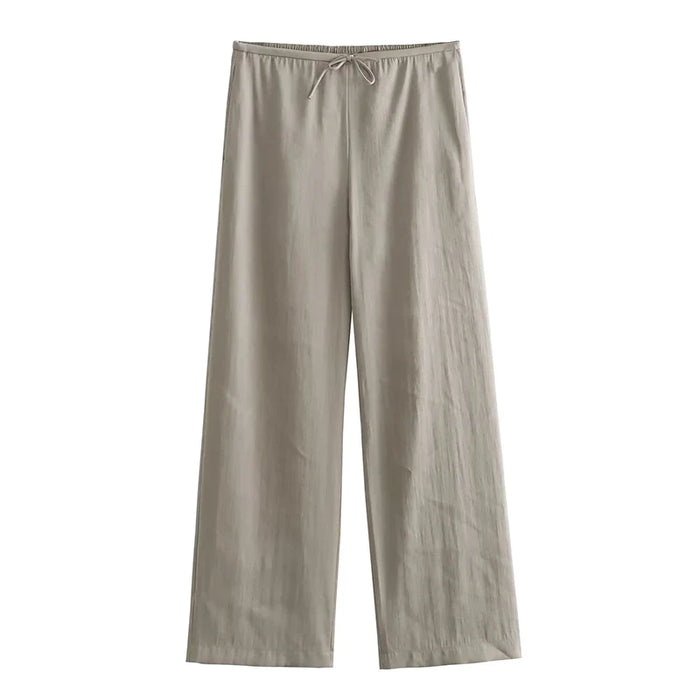 BELLA | Casual Dames Herfst Set - Jas en Rechte Broek met Elastische Taille voor Comfortabele Stijl