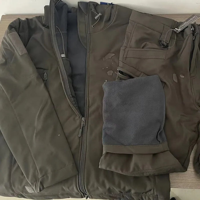 JASPER Set | Softshell Rash Jacket Set met Broek voor Extreme Weersomstandigheden