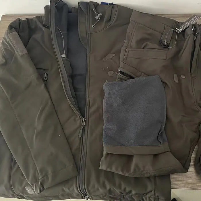 LOUIS | Winter Herfst Fleece Heren Jack | Militair Tactisch Waterdicht Pak