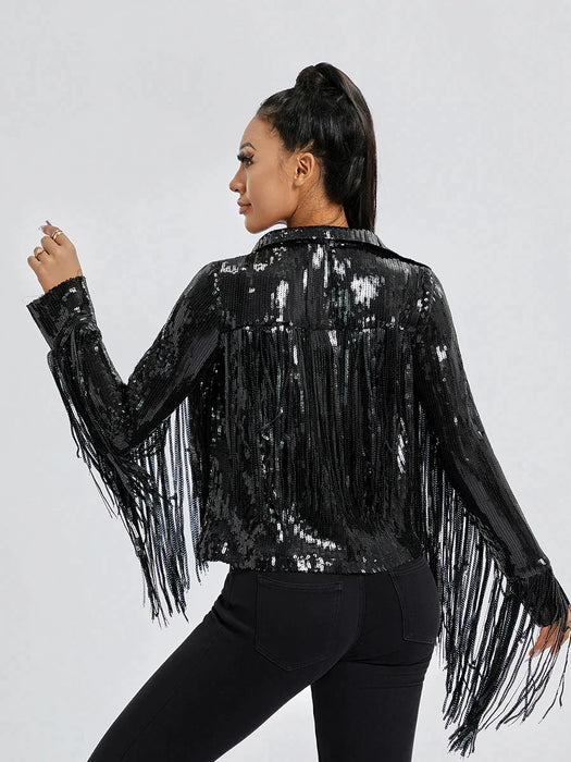 MARYA | Glitter Jasje | Stijlvolle Glitter Blazer | Blazer Met Pailletjes
