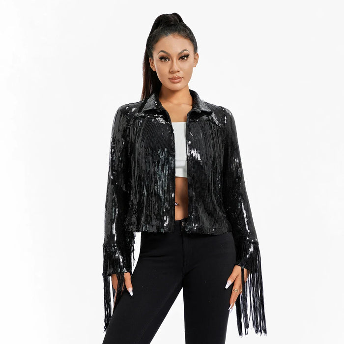 MARYA | Glitter Jasje | Stijlvolle Glitter Blazer | Blazer Met Pailletjes