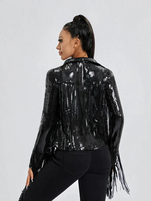 MARYA | Glitter Jasje | Stijlvolle Glitter Blazer | Blazer Met Pailletjes