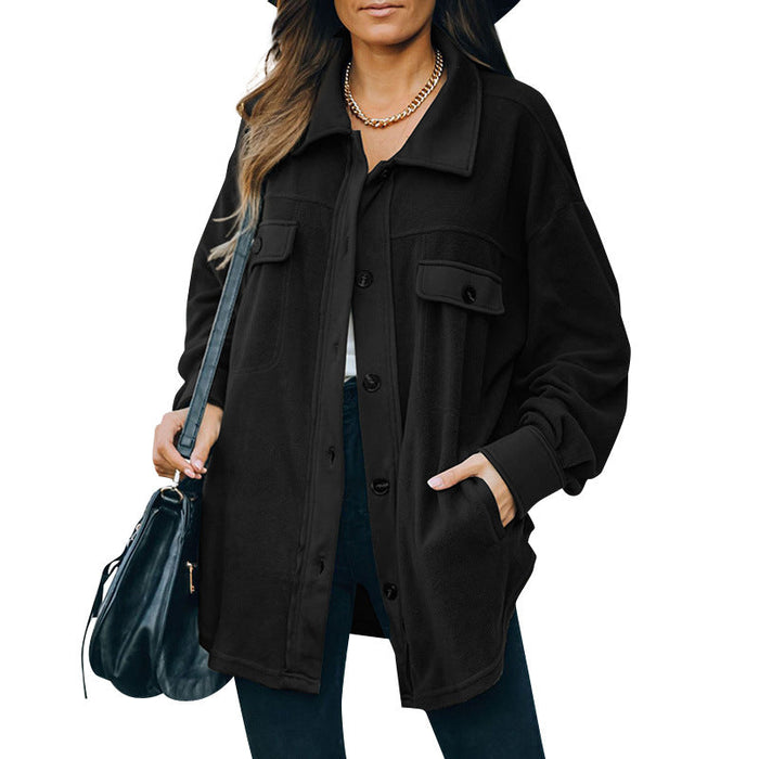 ARCTICCOZY | Polar Fleece Knopen Cardigan Jas voor Dames