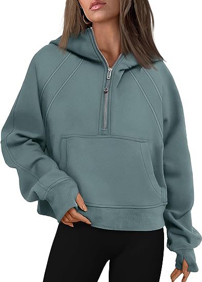 COSY ZIP | Warme Hoodies met Rits en Zak - Comfortabele Sportieve Dames Truien voor Winter en Herfst Outfits