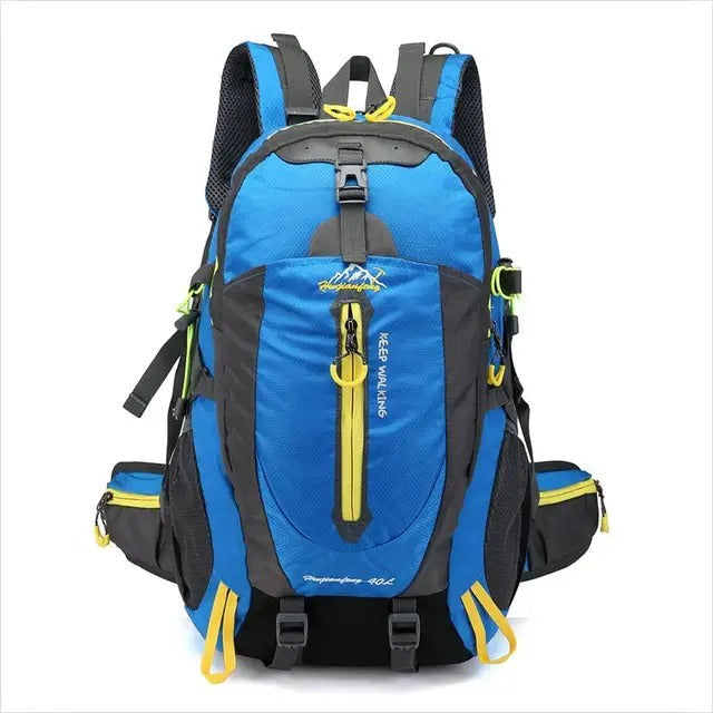 SummitGuard | Waterdichte Klimrugzak 40L | Buitenreis Rugzak Camping Wandelen