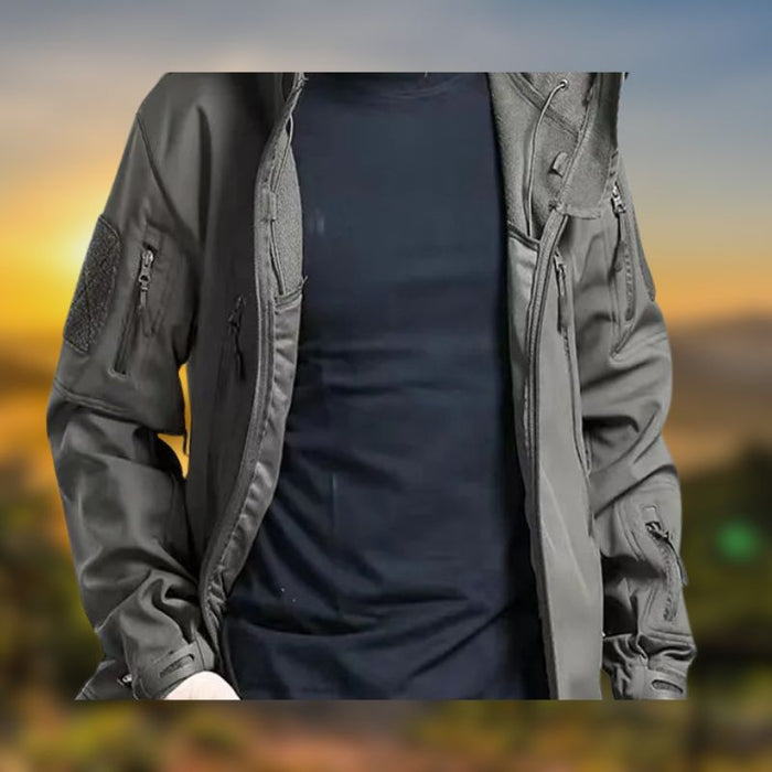 LOUIS | Winter Herfst Fleece Heren Jack | Militair Tactisch Waterdicht Pak