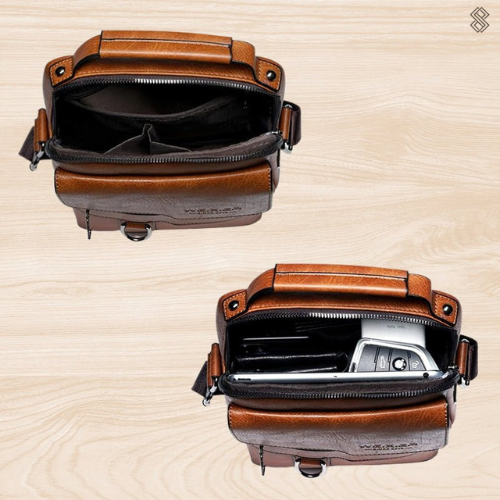 ELEGANCEBAG | Luxe leren schoudertas | Superieur comfort | Persoonlijke stijlkeuze
