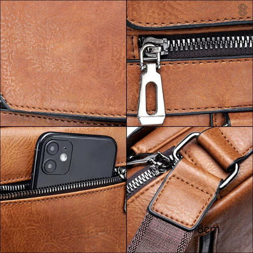 ELEGANCEBAG | Luxe leren schoudertas | Superieur comfort | Persoonlijke stijlkeuze
