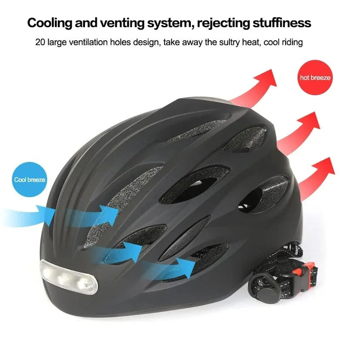 GLOWHELM | Verlichte Fietshelm | Helm Met Verlichting