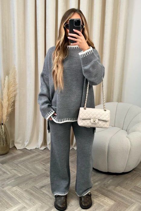 ELEGANTE DAMESLOOK | Comfortabele Tweedelige Set | Trendy Loungewear